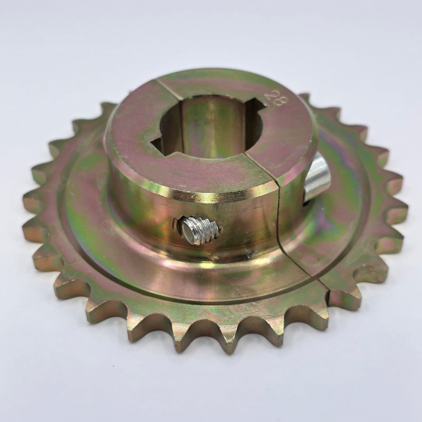 428 Kettenrad geteilt / 30mm / 28 Zähne