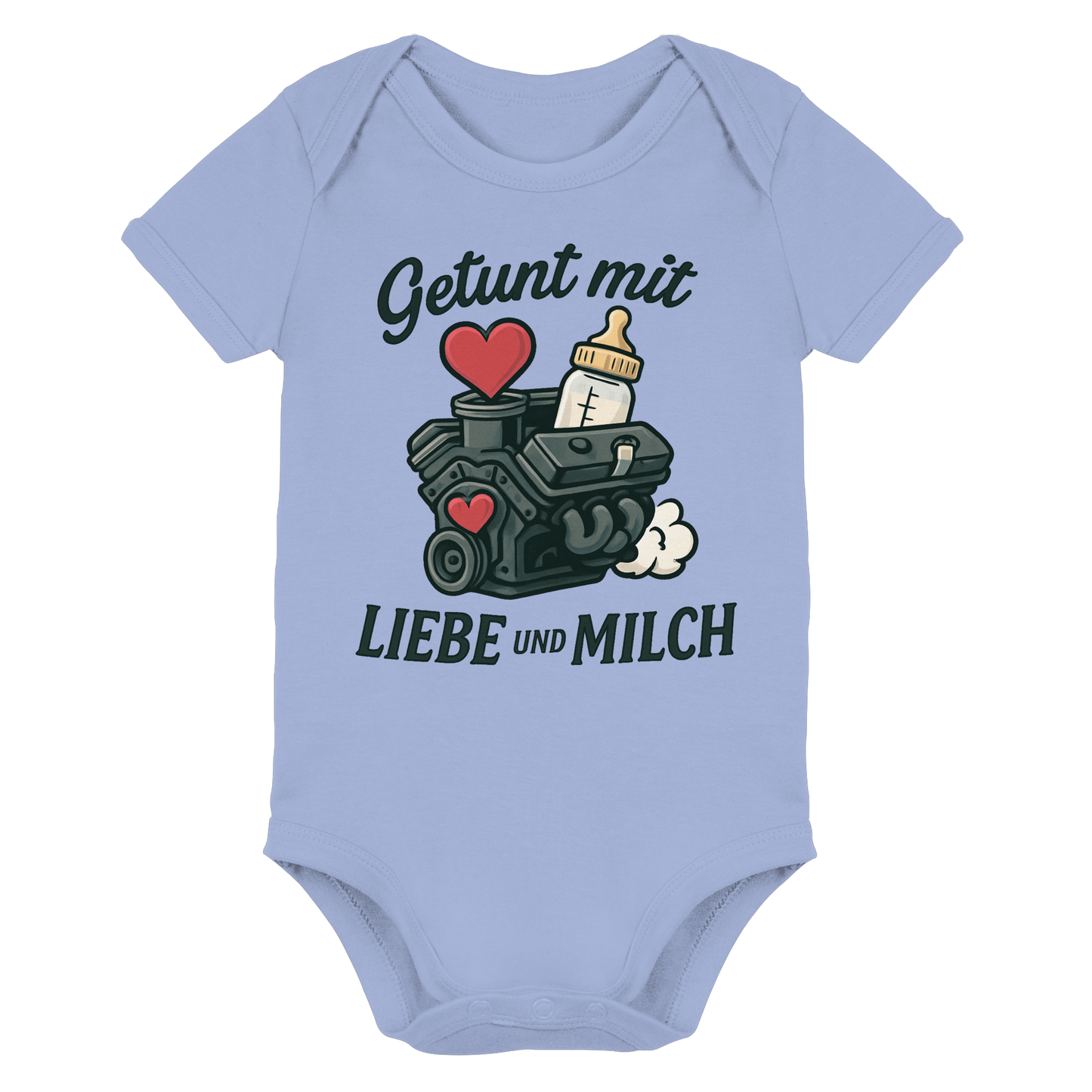 Getunt mit Liebe und Milch / Baby Bodysuit
