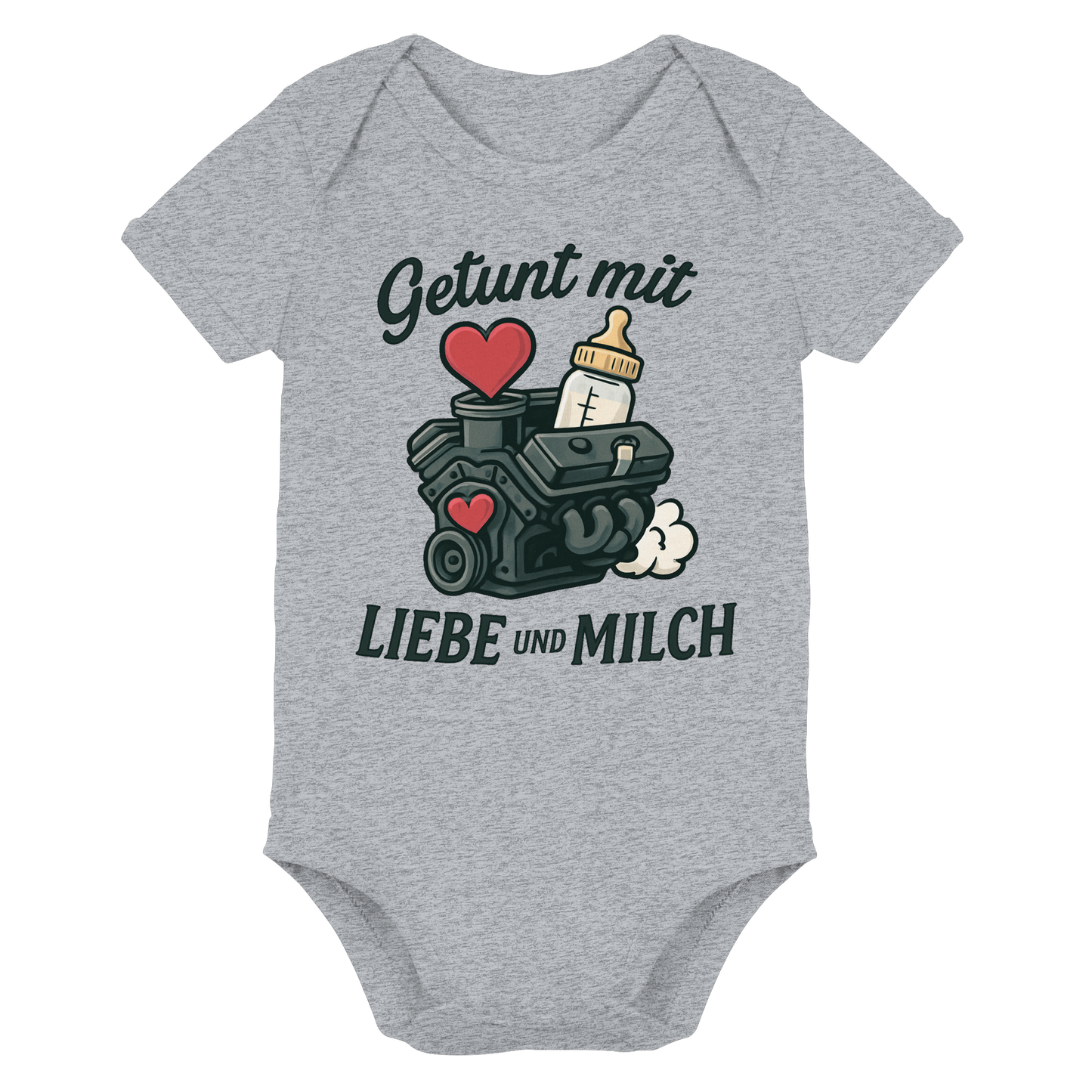 Getunt mit Liebe und Milch / Baby Bodysuit