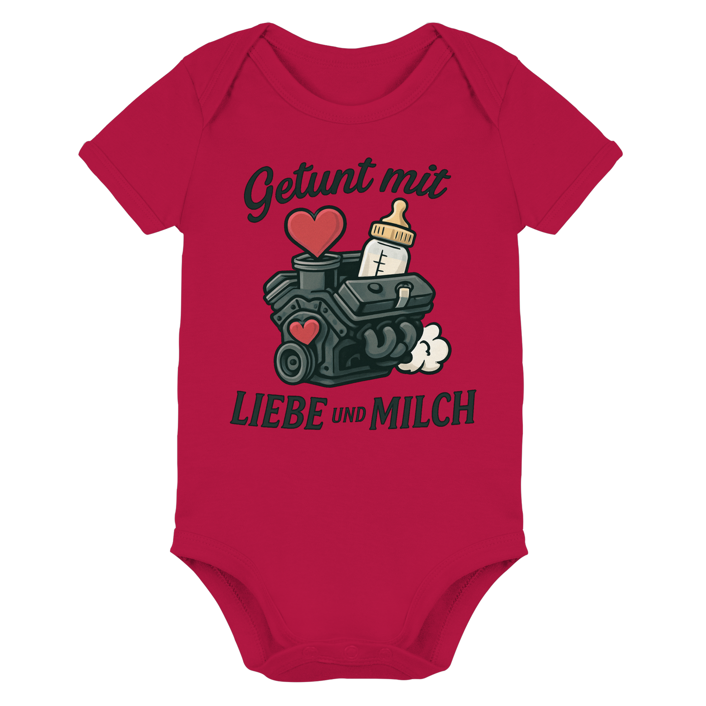 Getunt mit Liebe und Milch / Baby Bodysuit