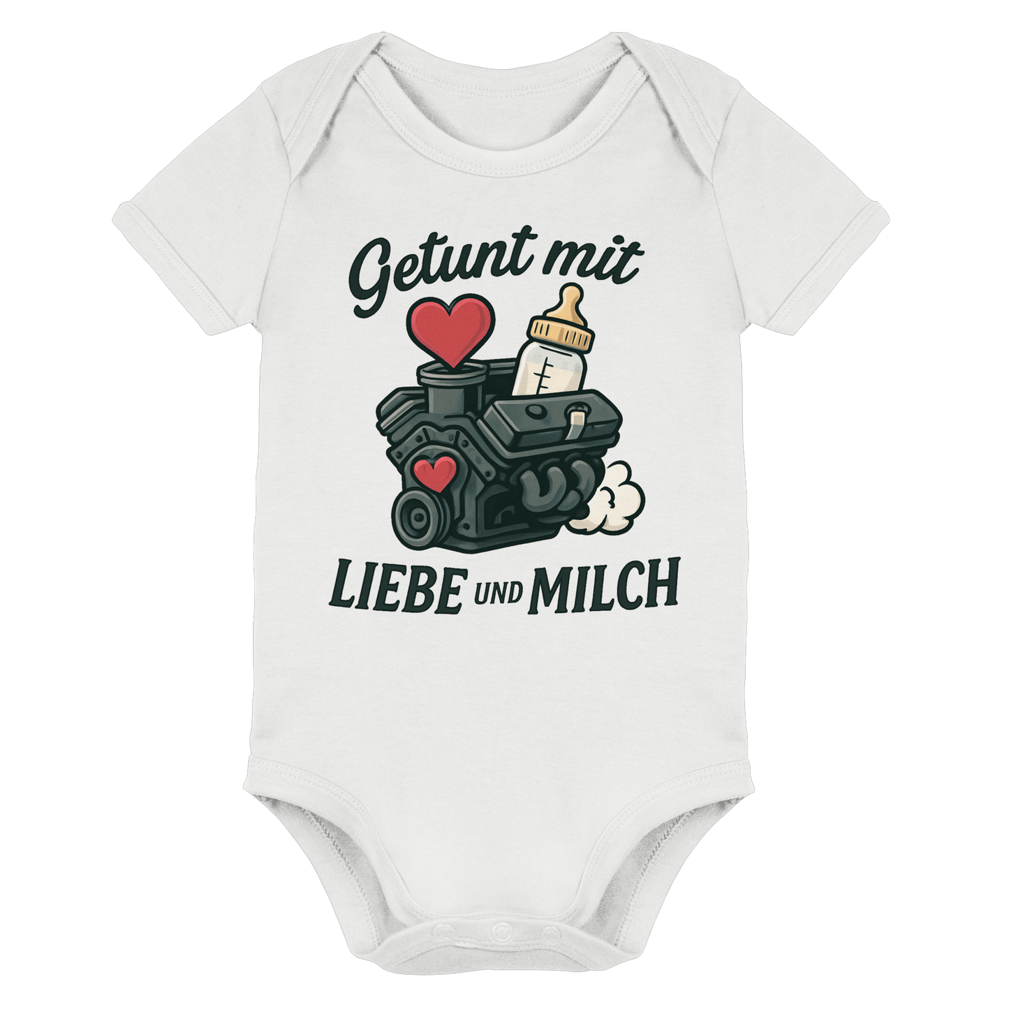 Getunt mit Liebe und Milch / Baby Bodysuit