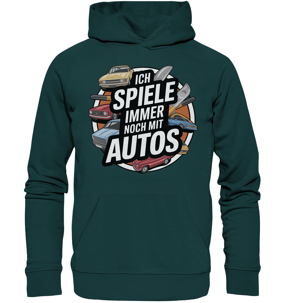 Ich spiele immer noch mit Autos / Hoodie