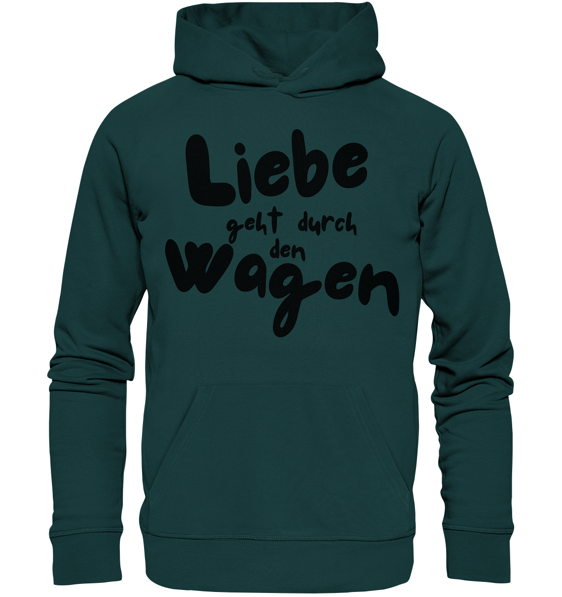 Liebe geht durch den Wagen / Hoodie