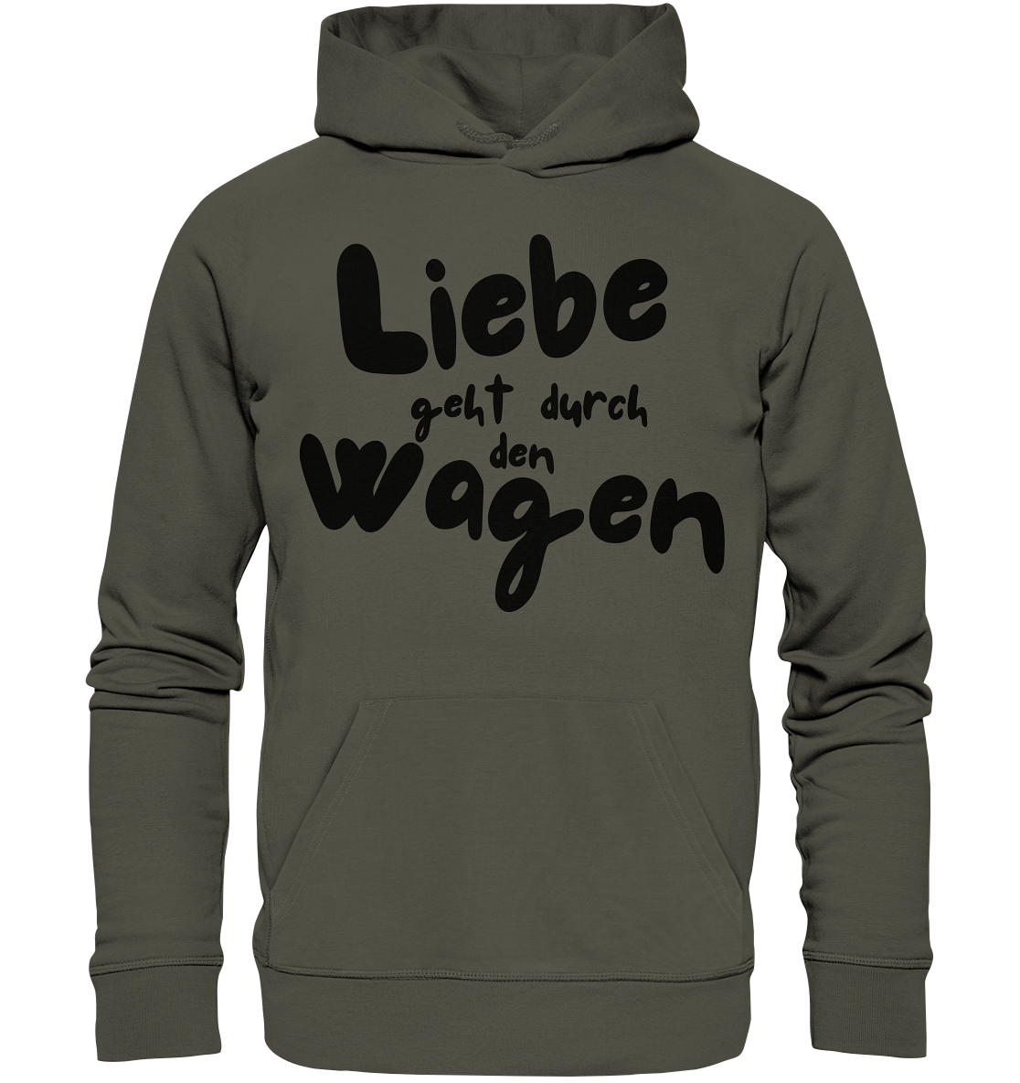 Liebe geht durch den Wagen / Hoodie