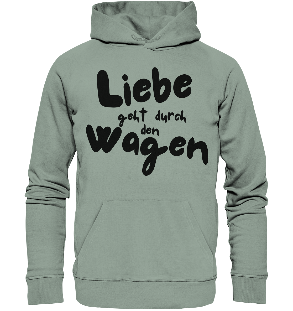 Liebe geht durch den Wagen / Hoodie