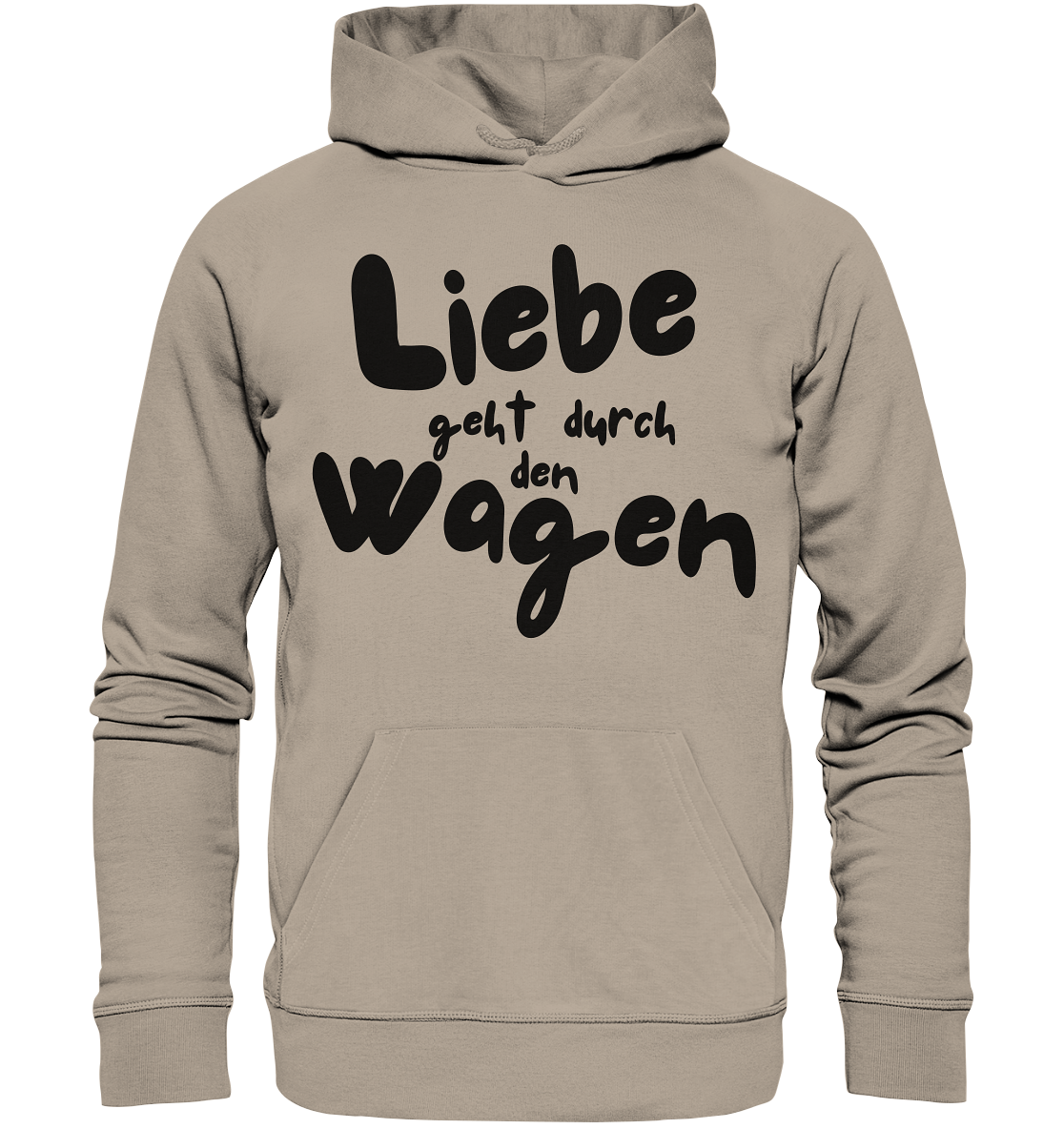 Liebe geht durch den Wagen / Hoodie