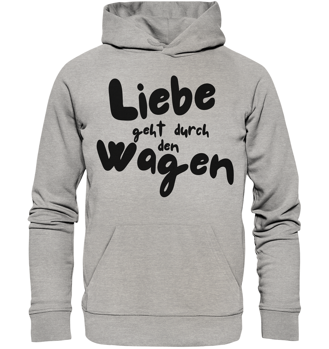 Liebe geht durch den Wagen / Hoodie