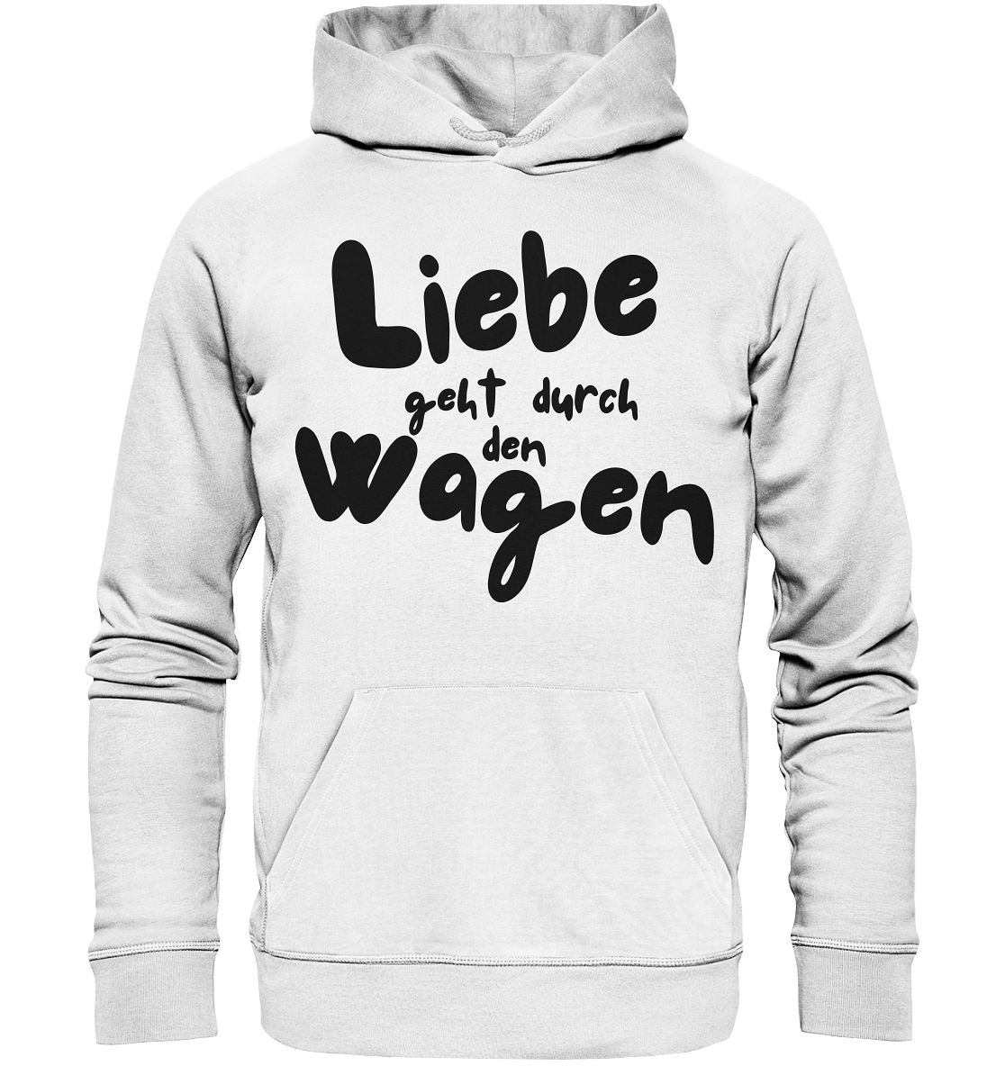 Liebe geht durch den Wagen / Hoodie