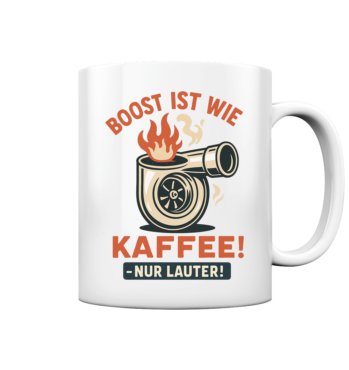 Boost ist wie Kaffee, nur lauter - Tasse glossy