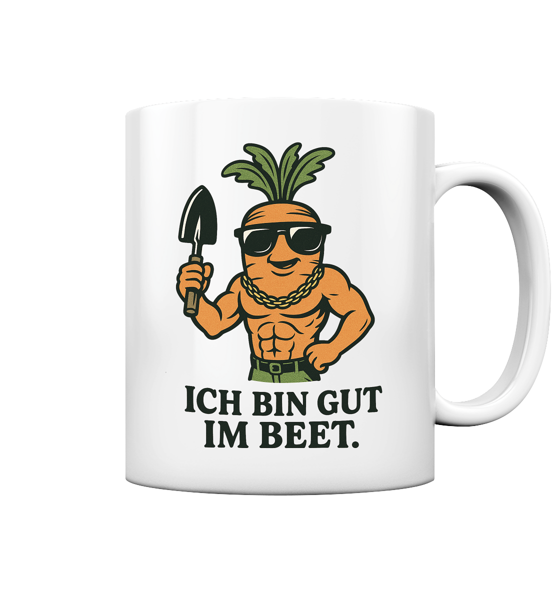 Gut im Beet - Tasse glossy