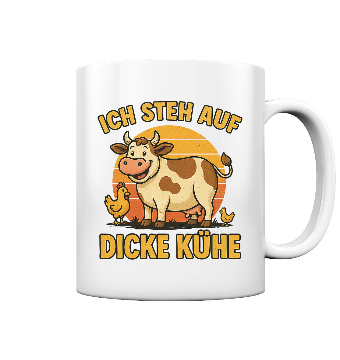 Dicke Kühe - Tasse glossy