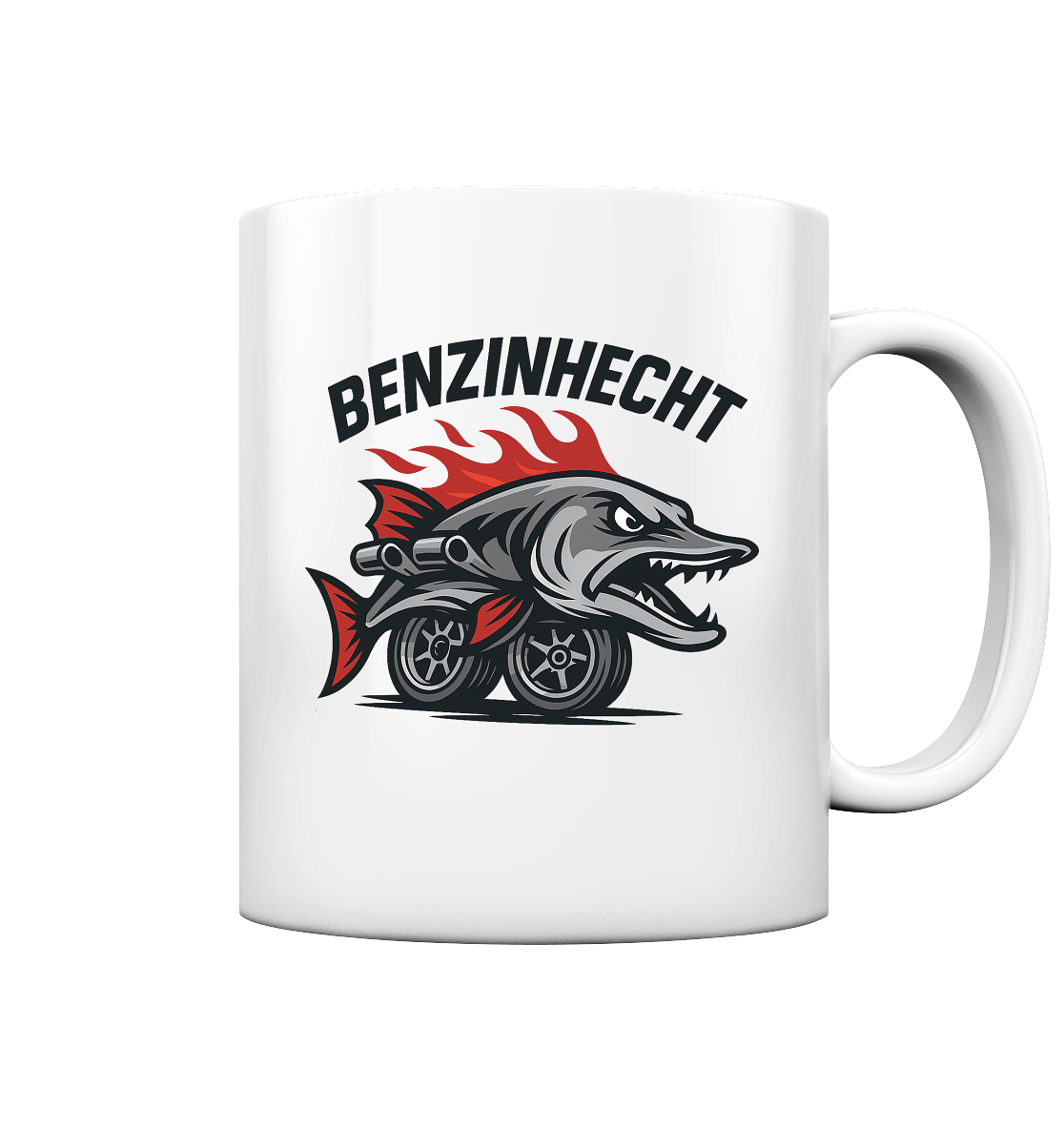 Benzinhecht - Tasse glossy