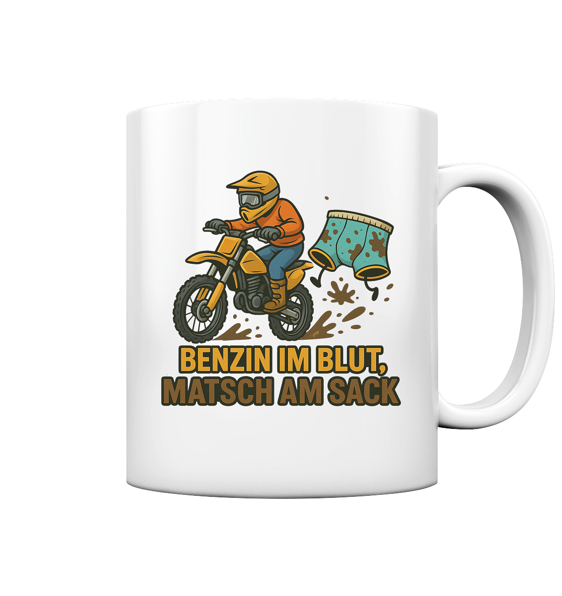 Matsch am Sack - Tasse glossy