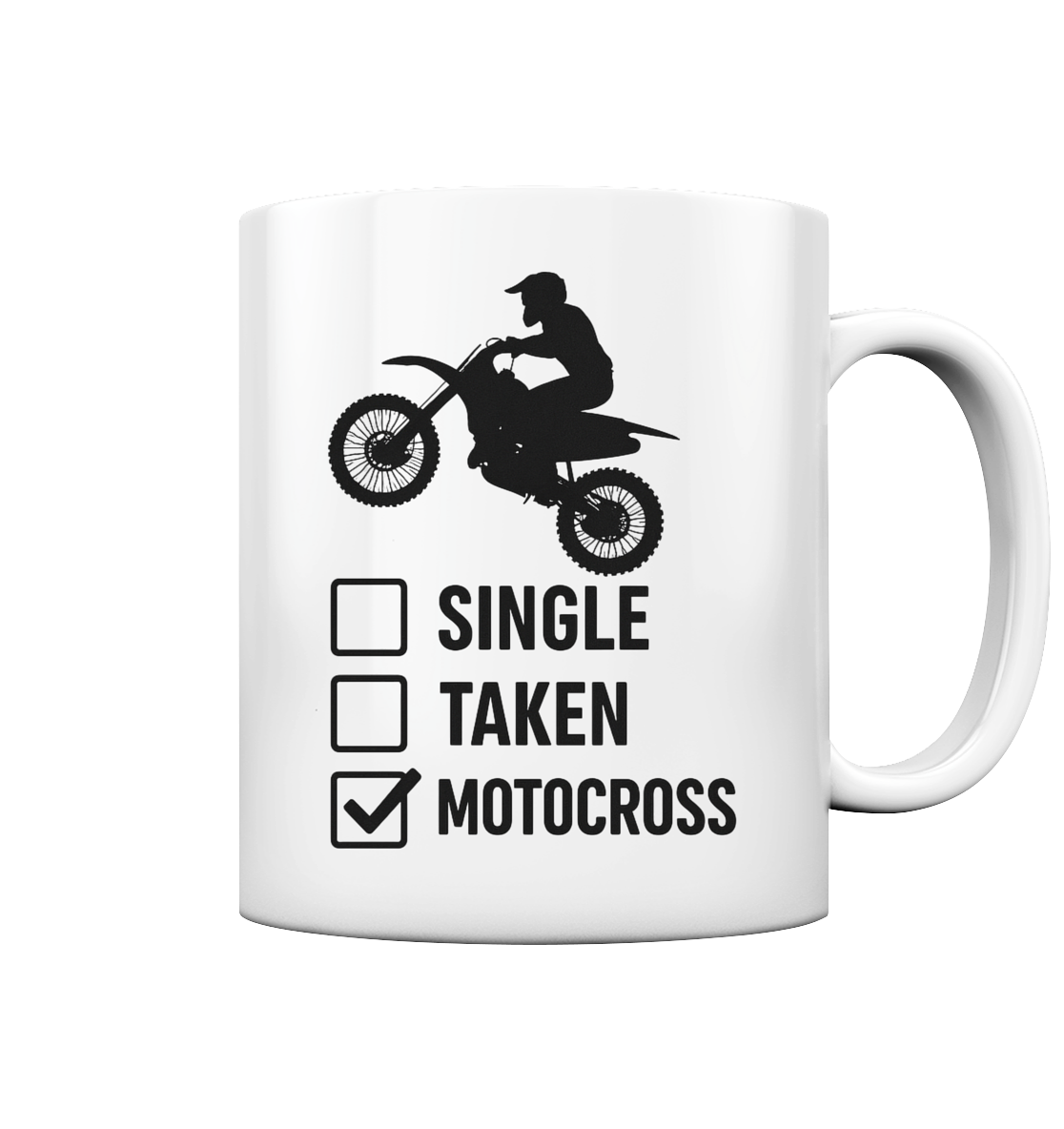 Single Taken Motocross - Tasse glossy