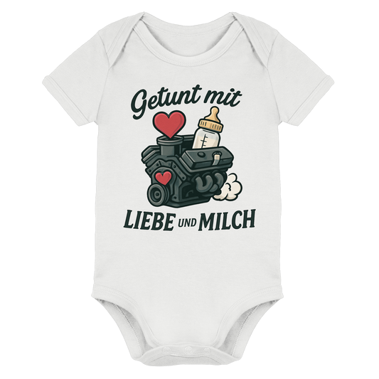 Getunt mit Liebe und Milch / Baby Bodysuit