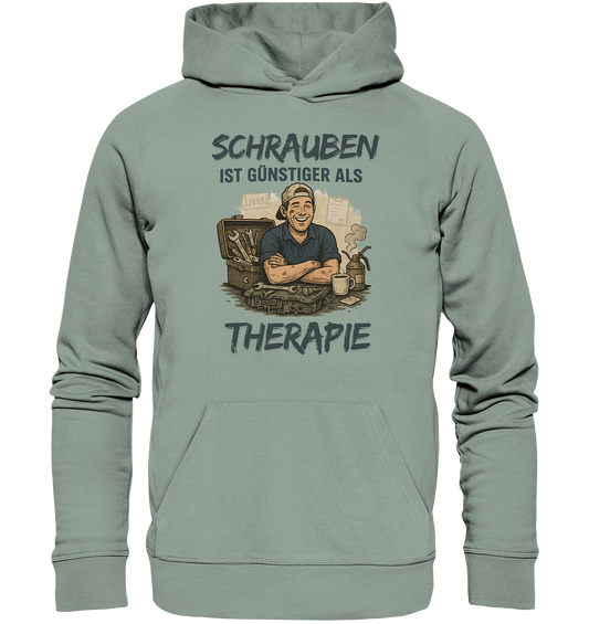 Schrauben ist günstiger als Therapie / Hoodie