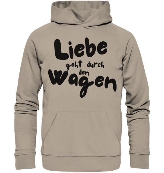 Liebe geht durch den Wagen / Hoodie