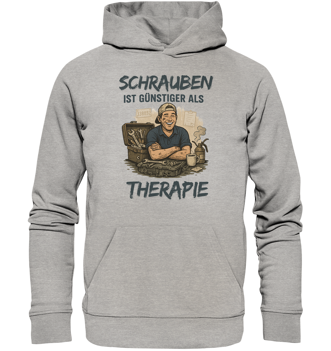 Schrauben ist günstiger als Therapie / Hoodie