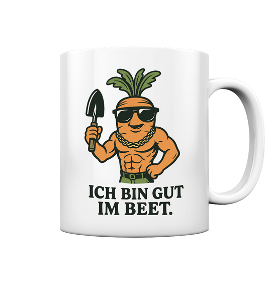 Gut im Beet - Tasse glossy