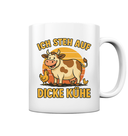 Dicke Kühe - Tasse glossy