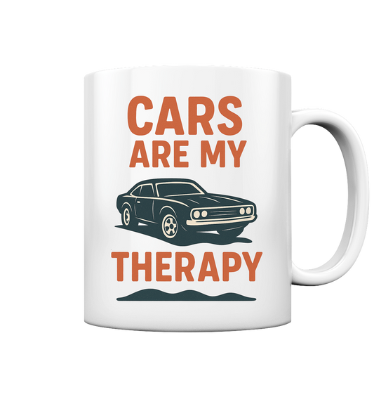 Cars are my Therapy - Tasse glossy