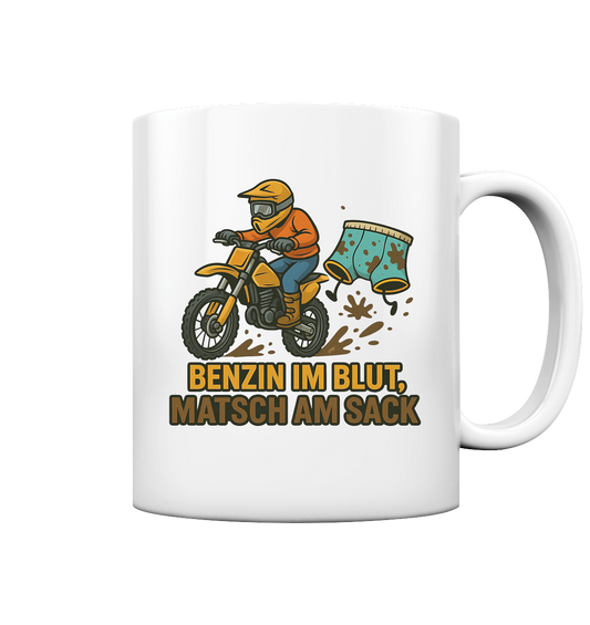 Matsch am Sack - Tasse glossy
